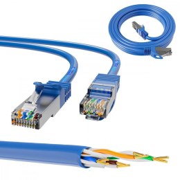 Extralink Kabel sieciowy LAN Patchcord CAT.6A S/FTP 5m 10G foliowana skręcona para, miedziany