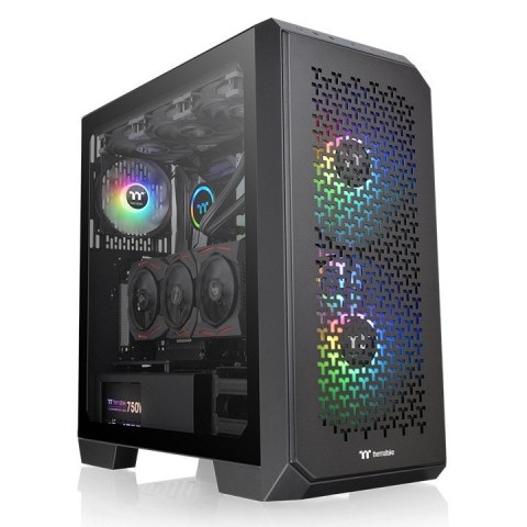 Thermaltake Obudowa - View 300 MX ARGB*3 Tempered Glass - Czarna