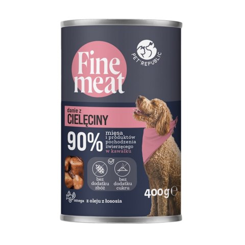 FINE MEAT Danie z cielęciny dla psa 400 g