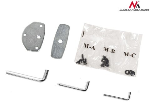 Maclean Uchwyt biurkowy do dwóch monitorów LCD MC-714 13-27" 8kg aluminiowy