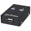 Manhattan Przełącznik automatyczny Hi-Speed USB 2.0 2 PC - 1 USB