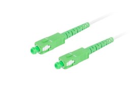 Patchcord światłowodowy Lanberg SM SC/APC-SC/APC SIMPLEX 3.0mm G657B3 35m biały