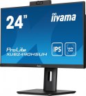 IIYAMA Monitor 24 cale XUB2490HSUH-B1 IPS,FHD,CAM,MIC,HDMI,DP,3xUSB(3.2), 100Hz,250cd,4ms,ADAPTIVE SYNC,FlickerFree,2x2W,WINDOWS HELLO