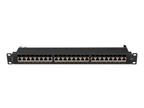 Lanberg Patchpanel 24 port 1U KAT7 EK. PPS7-1024-B Czarny