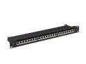 Lanberg Patchpanel 24 port 1U KAT7 EK. PPS7-1024-B Czarny