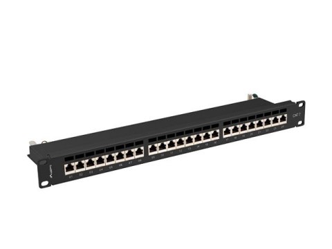 Lanberg Patchpanel 24 port 1U KAT7 EK. PPS7-1024-B Czarny