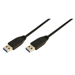 Kabel USB 3.0 LogiLink CU0039 A/A męski 2m