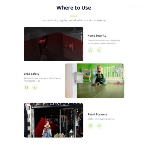 CEE Sygnalizator wejścia bezprzewodowy GB212