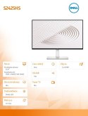 Dell Monitor 23.8 cala S2425HS IPS LED 100Hz Full HD (1920x1080)/16:9/2xHDMI/Speakers/fully adjustable stand/3Y