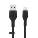 Kabel Belkin BoostCharge Flex USB-A Cable with Lightning Connector 3m Silicone Black