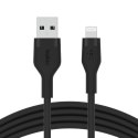 Kabel Belkin BoostCharge Flex USB-A Cable with Lightning Connector 3m Silicone Black