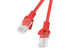 Patchcord Lanberg UTP kat.6 3m czerwony