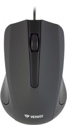 YENKEE Mysz przewodowa USB, 3 przyciski , gumowana powierzchnia
