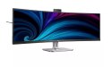 Philips Monitor 49B2U5900CH 49 cali Curved VA HDMIx2 DP USB-C RJ45 KVM HAS Kamera Głośniki