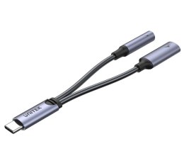 Kabel adapter Unitek M205A USB-C - MiniJack 3,5mm, USB-C 60W