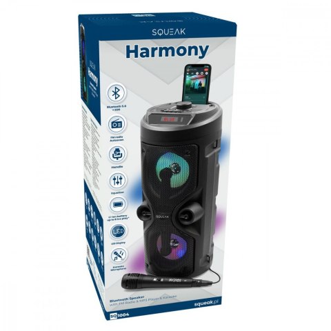 SQUEAK Głośnik Bluetooth 5.0 EDR Harmony SQ1004 Funkcja karaoke
