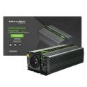 Qoltec Przetwornica napięcia Monolith | 600W | 1200W | 12V na 230V | Czysty Sinus