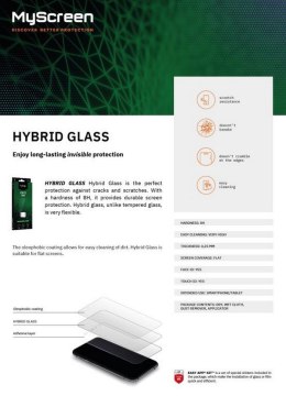 MyScreenProtector Szkło hybrydowe Hybrid Glass iPhone 15 6,1