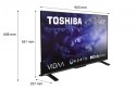 Toshiba Telewizor LED 43 cale 43LV2E63DG