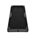 Thermaltake Chłodzenie wodne - Pacific R360S slim radiator (360mm, 4x G 1/4") - Black