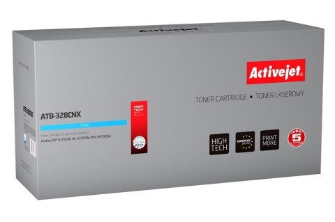 Activejet ATB-328CNX Toner (zamiennik Brother TN-328C; Supreme; 6000 stron; niebieski)