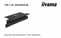 IIYAMA Monitor 85.6 cala ProLite TE8612MIS-B3AG,INFRARED,40pkt,VA,4K, 24/7, 7H, WiFi,VGA, HDMI, USB-c, Bluetooth,metal,8ms, vesa, głośn