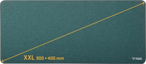 YENKEE Podkładka pod klawiaturę i mysz XXL YPM 9040 Zielona
