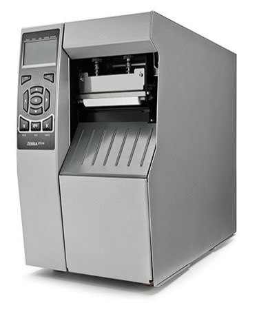 TT Printer ZT510; 4", 203 dpi, Euro and UK cord, Serial, USB, Gigabit Ethernet, Bluetooth LE, Rewind, Mono, ZPL