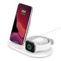 BELKIN WIRELESS CHARGER 3IN1 STAND/PAD/APPLE WATCH WHITE