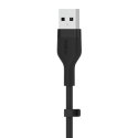 BELKIN KABEL USB USB-A - USB-C SILICONE 1M,CZARNY