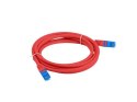 LANBERG PATCHCORD S/FTP KAT.6A 1.5M CZERWONY LSZH CCA (FLUKE PASSED) PCF6A-10CC-0150-R