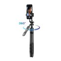 CRONG SelfieGo Ultra Aluminiowy selfie stick Bluetooth tripod (33-157,5cm)