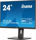 IIYAMA Monitor 24 cale XUB2495WSU-B7 IPS,16:10,300cd,4ms,HDMI,DP,3xUSB(3.2), 1xUSB-c,2x2W,FlickerFree,HAS(150mm)