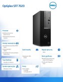 Dell Komputer Optiplex SFF/Core i5-14500/16GB/512GB SSD/Integrated/WLAN + BT/Kb/Mouse/W11Pro