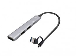 I-tec Hub USB-C/USB-A Metal 1x USB 3.0 + 3x USB 2.0