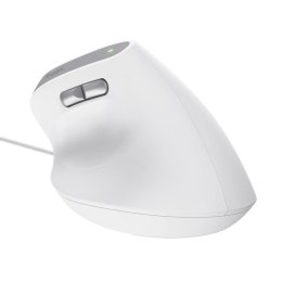 Trust Mysz ergonomiczna przewodowa Bayo II biała
