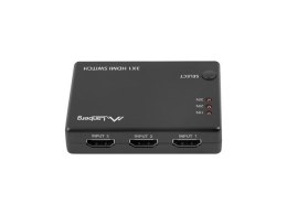 LANBERG SWITCH VIDEO 3X HDMI + PORT MICRO USB SWV-HDMI-0003