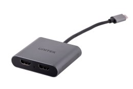 UNITEK ADAPTER USB-C NA 2X HDMI, 4K 60HZ MST