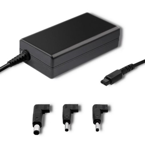 Zasilacz sieciowy Qoltec specjalizowany do Dell 65W | Smart Plug | 3 wtyczki | +kabel zasilający