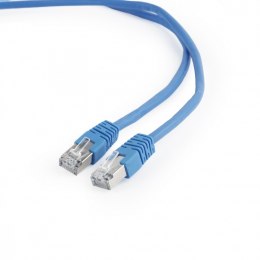 Gembird Patch cord ekranowany FTP kat.6 osłonka zalewana 3M niebieski