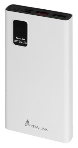 Extralink EPB-067W 10000mAh Biały | Powerbank | Power bank, Fast Charging, USB-C