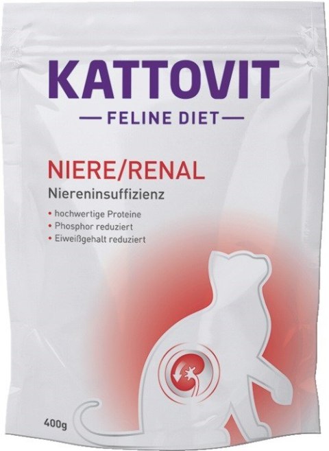 KATTOVIT Niere Renal - karma dla kotów - saszetka 0,4 kg