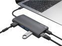 Natec Multiport Adapter Fowler 2 V2 USB-C->HUB USB 3.0 3X, HDMI4K