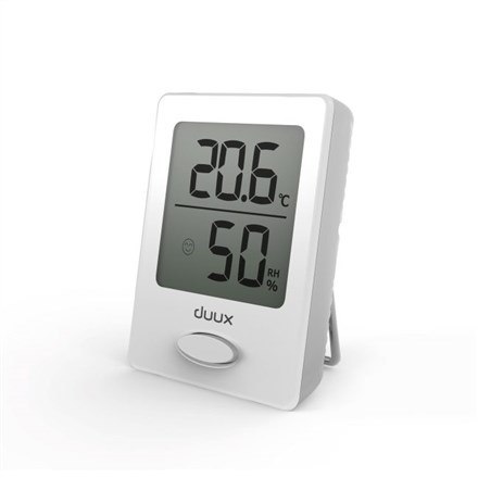 Duux | Sens | Biały | Wyświetlacz LCD | Higrometr + termometr