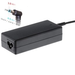 Zasilacz sieciowy Akyga AK-ND-68 do notebooka 19,5V/2,31A 45W 4.5x3.0mm + pin