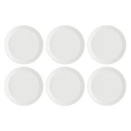 Zestaw 6 talerzy głębokich Essenziale Gourmet - Biały, 21.5 cm