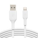 Belkin Kabel PVC USB-A to Lightning 15cm White