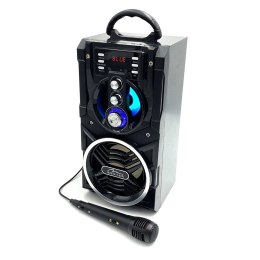 Media-Tech Głośnik PARTYBOX BT MT3150 Karaoke/Bluetooth 5.0/FM/MP3/USB/AUX/LED/USB-C/RMS 18W/PMPO 800W.