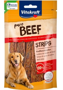 VITAKRAFT BEEF paski wołowina przysmak dla psa 80g