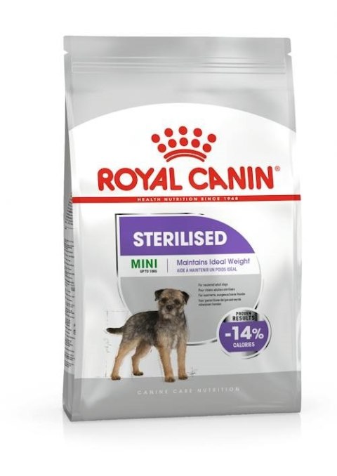 ROYAL CANIN CCN MINI STERILISED - sucha karma dla psa dorosłego - 3kg (WYPRZEDAŻ)